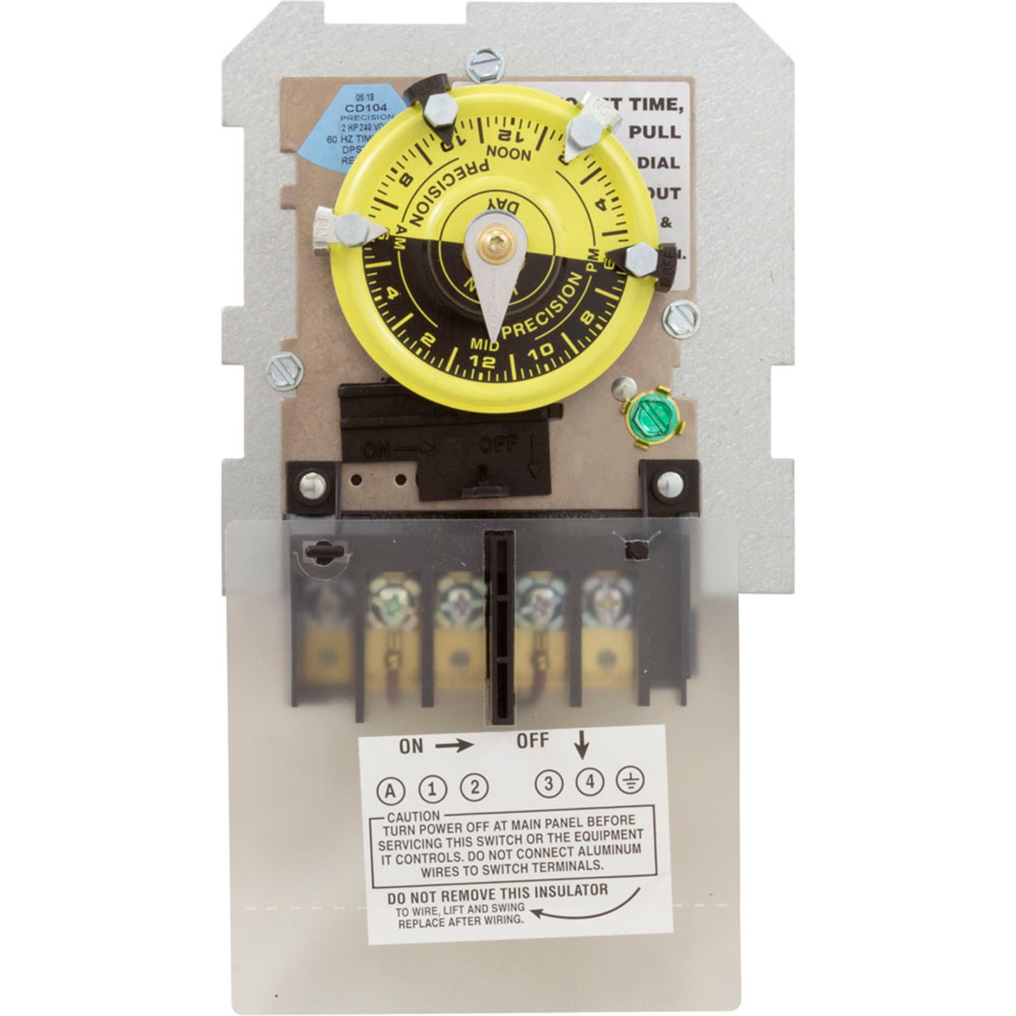 Timer Mechanism, PM Controls, Intermatic Repl, 240v, DPST, 24hr
