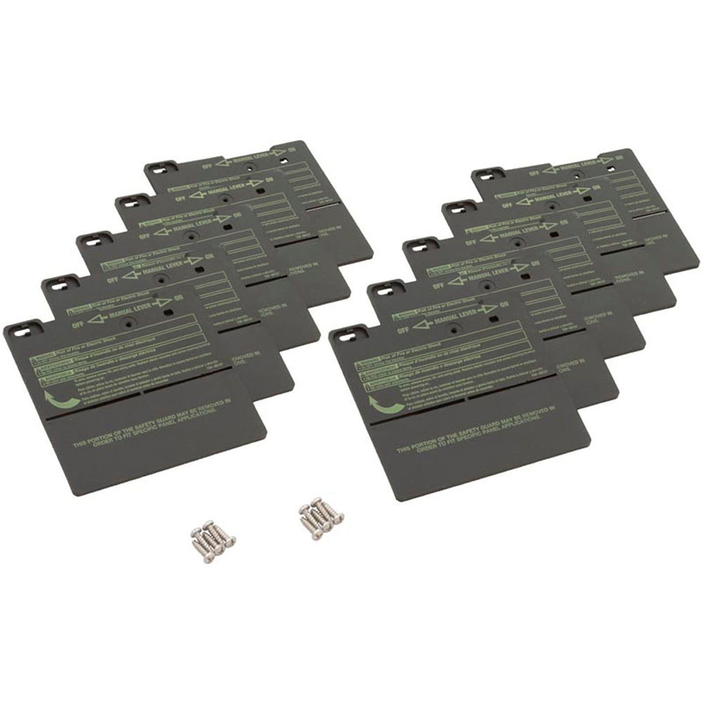 Protector de aislador de temporizador, serie Intermatic T100, negro, cantidad 10