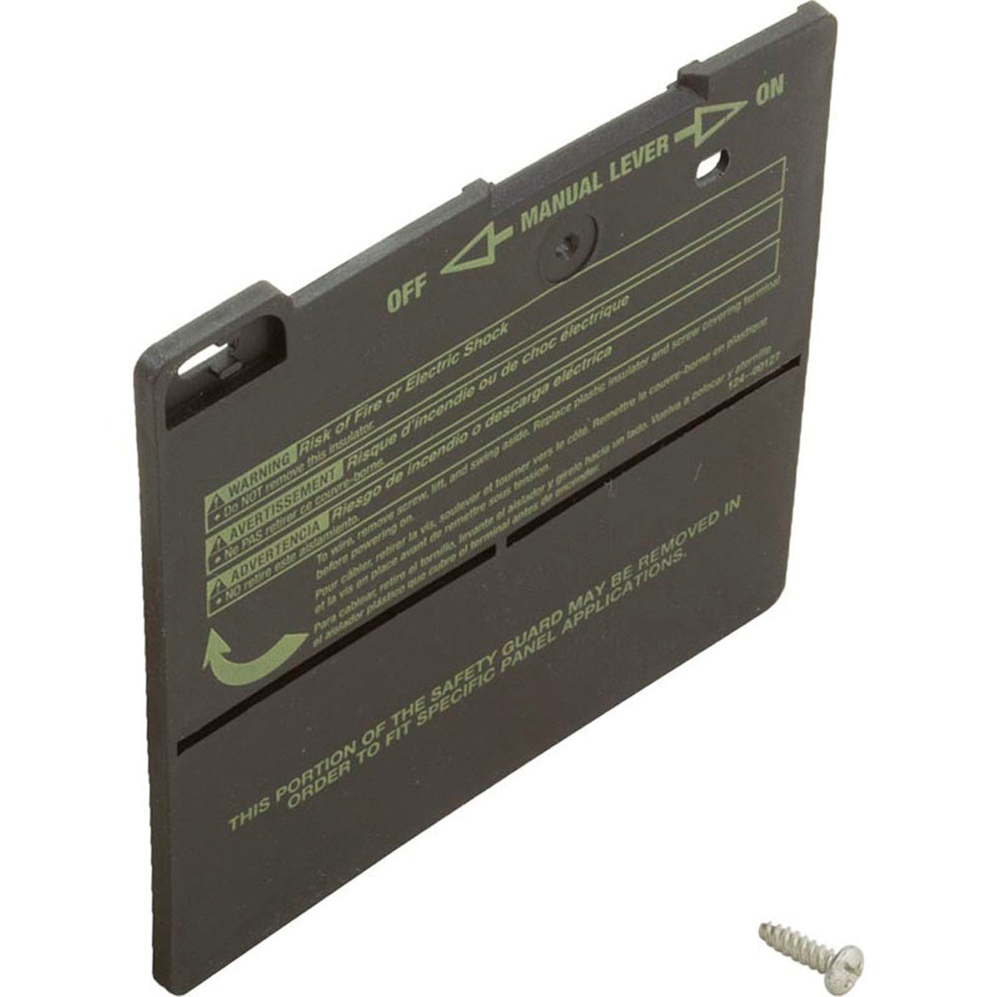 Protector de aislador de temporizador, serie Intermatic T100, negro, cantidad 10