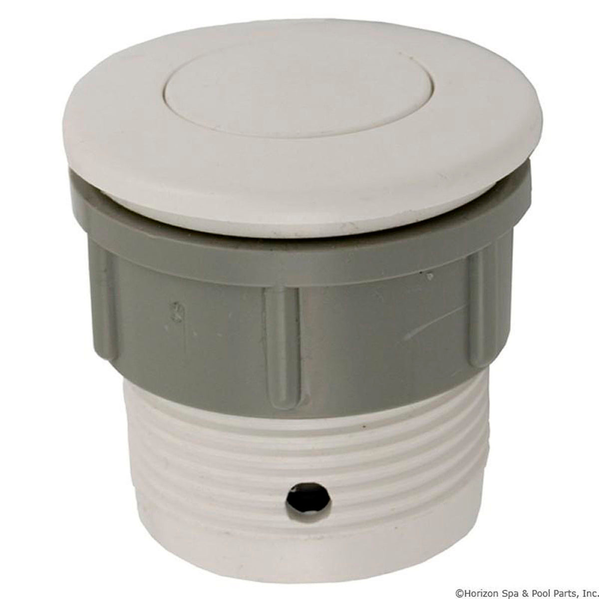 Air Button, WW, Flush, 1-1/2"hs, 2"fd White