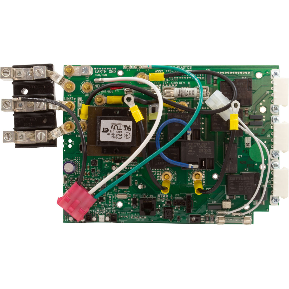 PCB, Waterway NEO 1500, Controller Board Assembly, REV D