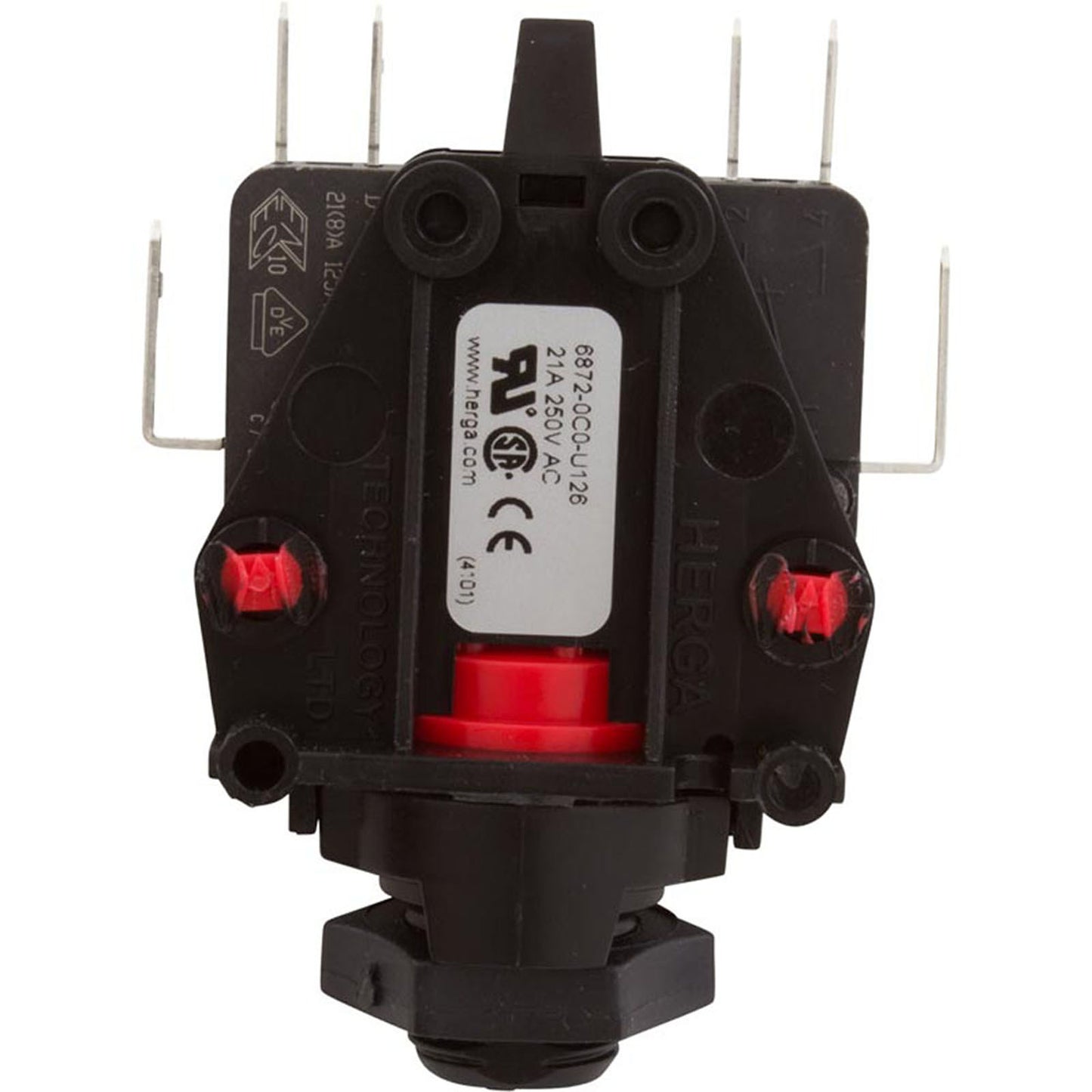 Interrupteur pneumatique, Royal, DPDT, momentané