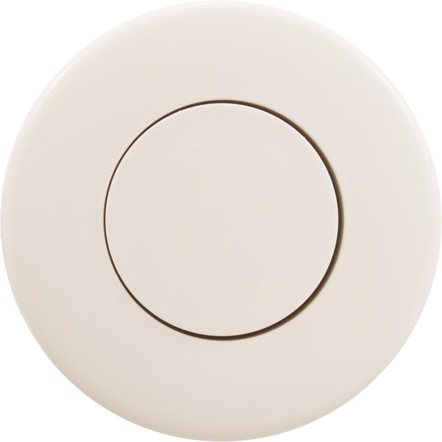 Bouton d'air, TDI 3242, encastré, 1-5/8"hs, 2-9/16"fd, blanc