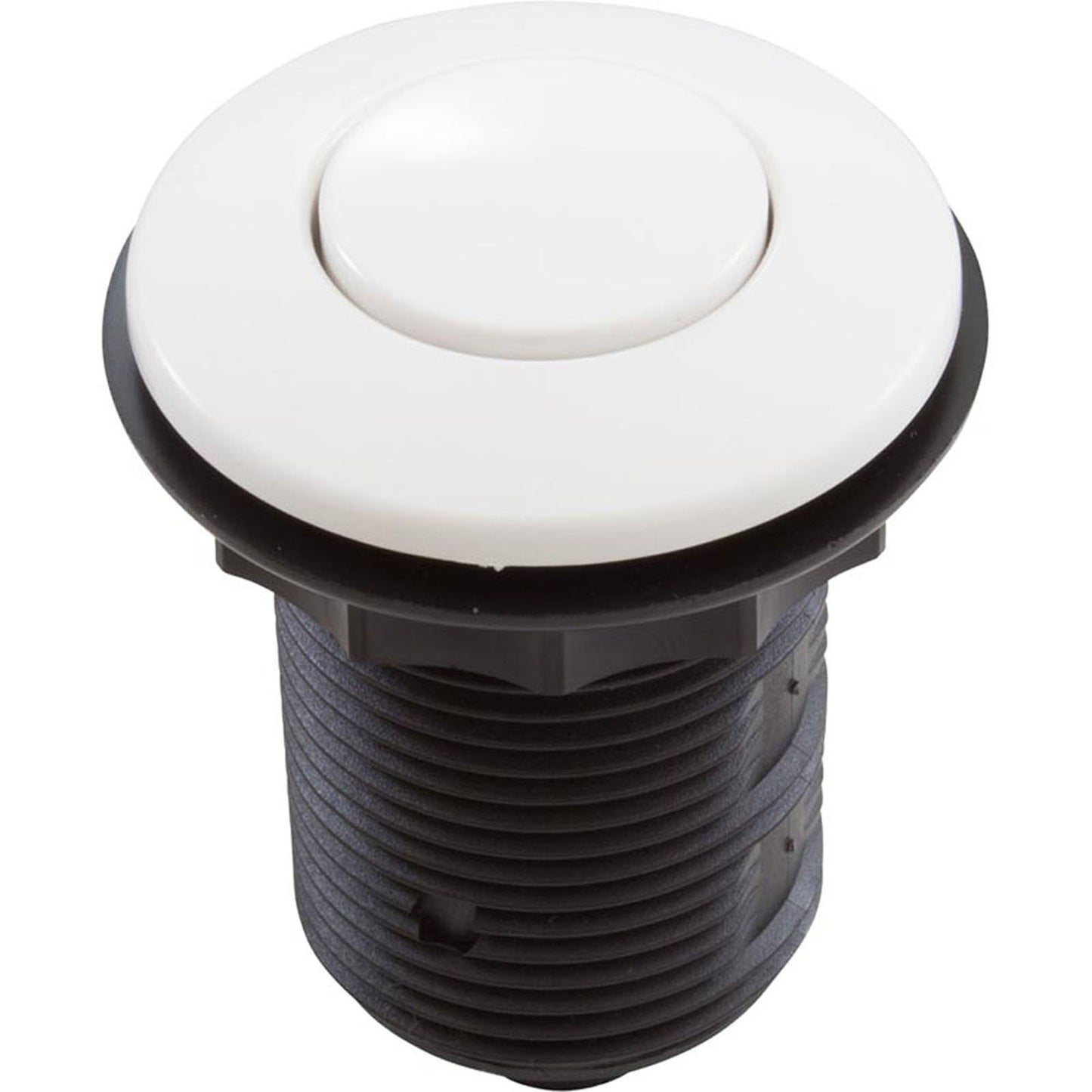 Air Button, Tecmark, Low Profile, 1-1/4 Hole Size, White