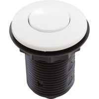 Air Button, Tecmark, Low Profile, 1-1/4 Hole Size, White
