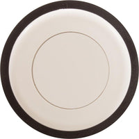 Air Button, TDI 3428, Low Prof, 1-1/4"hs, 1-5/8"fd, White