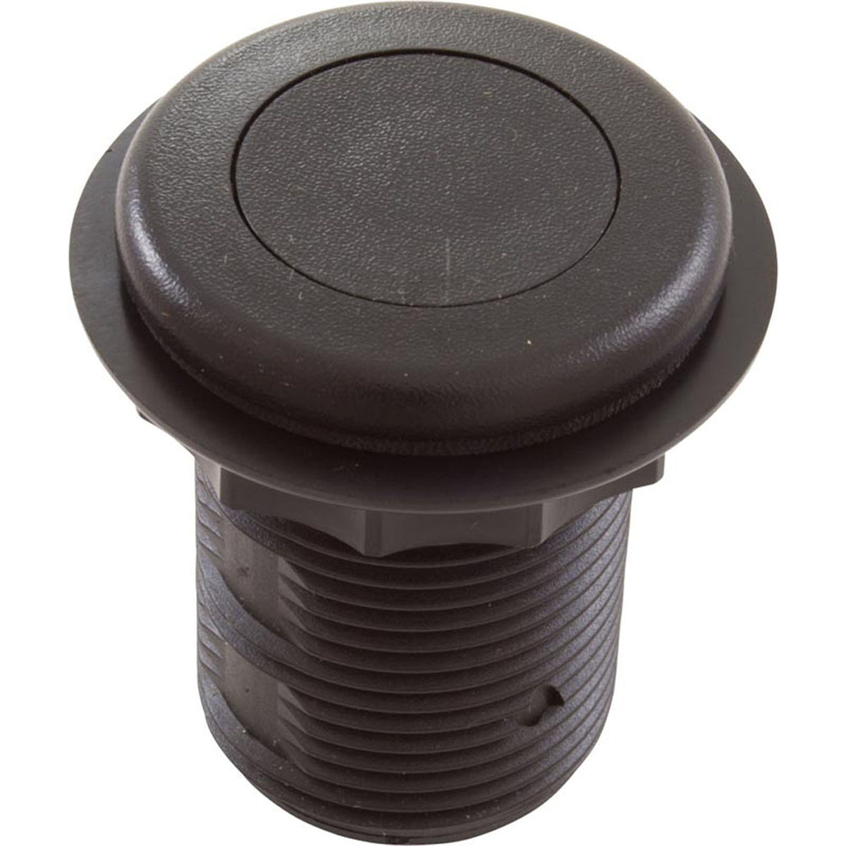 Air Button, TDI 3428, Low Prof, 1-1/4"hs, 1-5/8"fd, Black