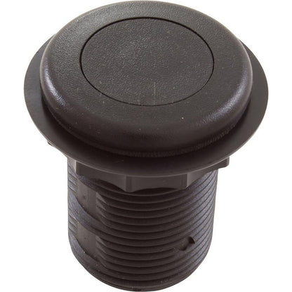 Air Button, TDI 3428, Low Prof, 1-1/4"hs, 1-5/8"fd, Black