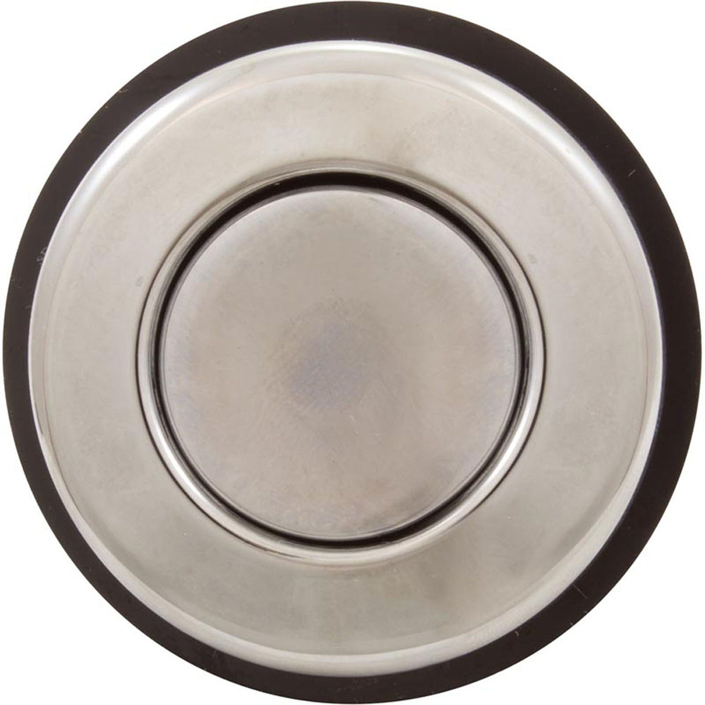 Air Button, TDI 3428, Low Prof, 1-1/4"hs, 1-5/8"fd, Chrome