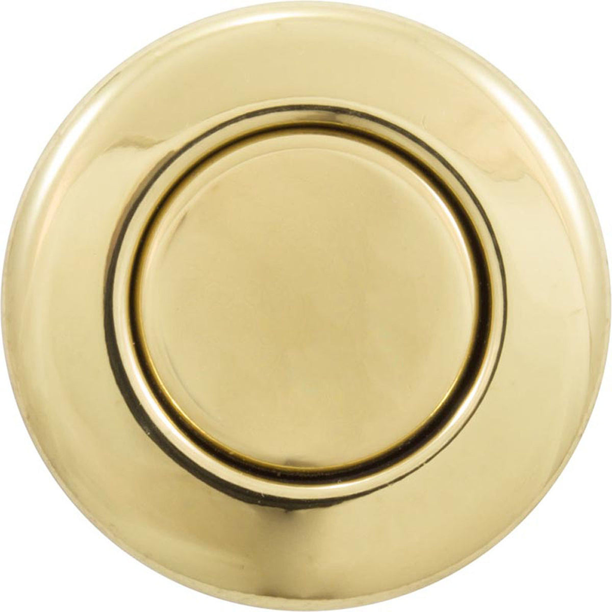 Air Button Bezel Kit, TDI 3428, 1-5/8"fd, Polished Brass