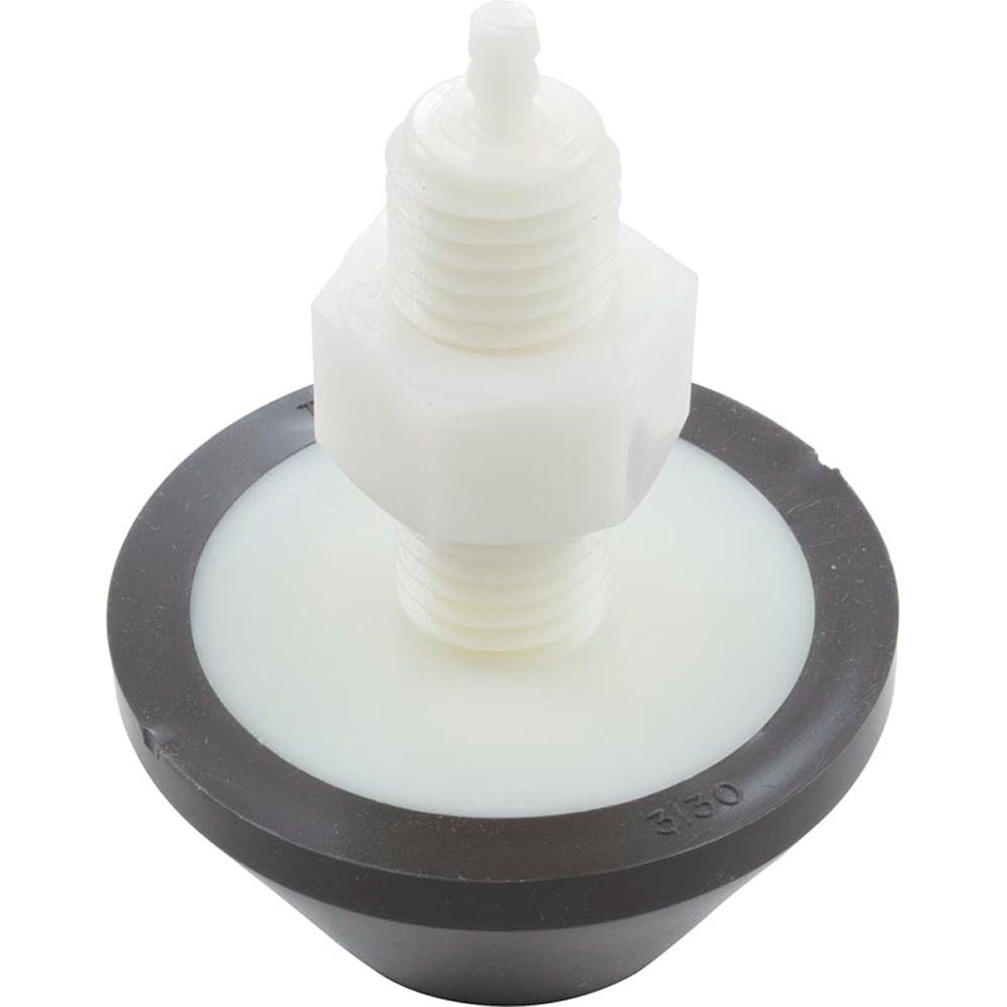 Air Button, Tecmark, Raised Cone, 7/8"hs, 2-3/4"fd, Brown