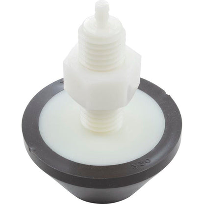 Air Button, Tecmark, Raised Cone, 7/8"hs, 2-3/4"fd, Brown