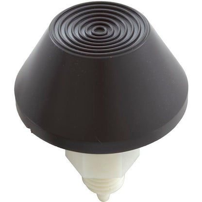 Air Button, Tecmark, Raised Cone, 7/8"hs, 2-3/4"fd, Brown