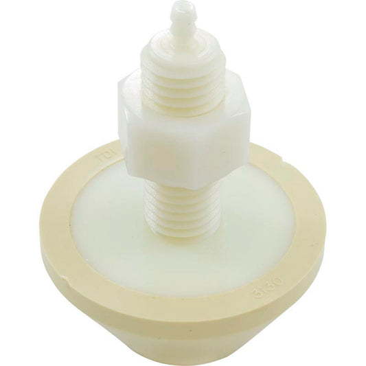 Air Button, Tecmark, Raised Cone, 7/8"hs, 2-3/4"fd, Beige
