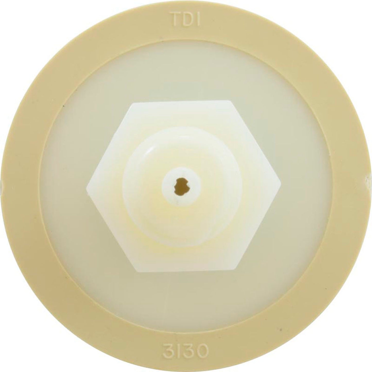 Air Button, Tecmark, Raised Cone, 7/8"hs, 2-3/4"fd, Beige