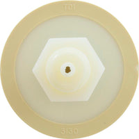 Air Button, Tecmark, Raised Cone, 7/8"hs, 2-3/4"fd, Beige