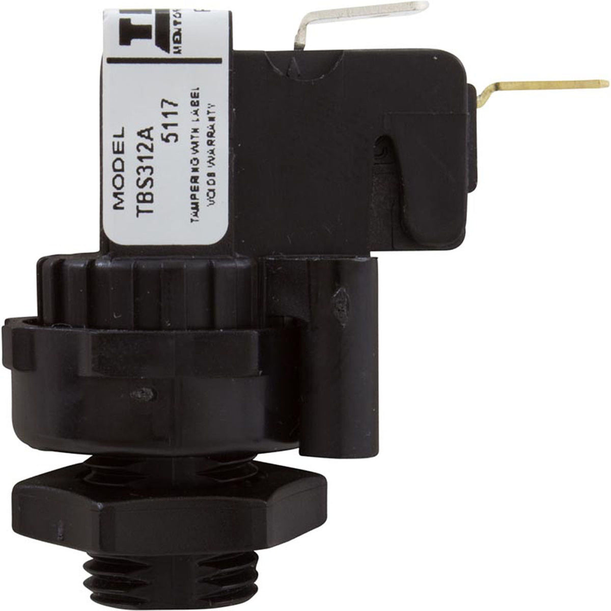Air Switch, Tecmark, TBS 312, SPNO, 3A, thd, mom