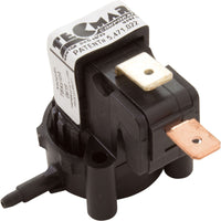Air Switch, Tecmark, SPNO, 25 Amp, Latching, Side Spout