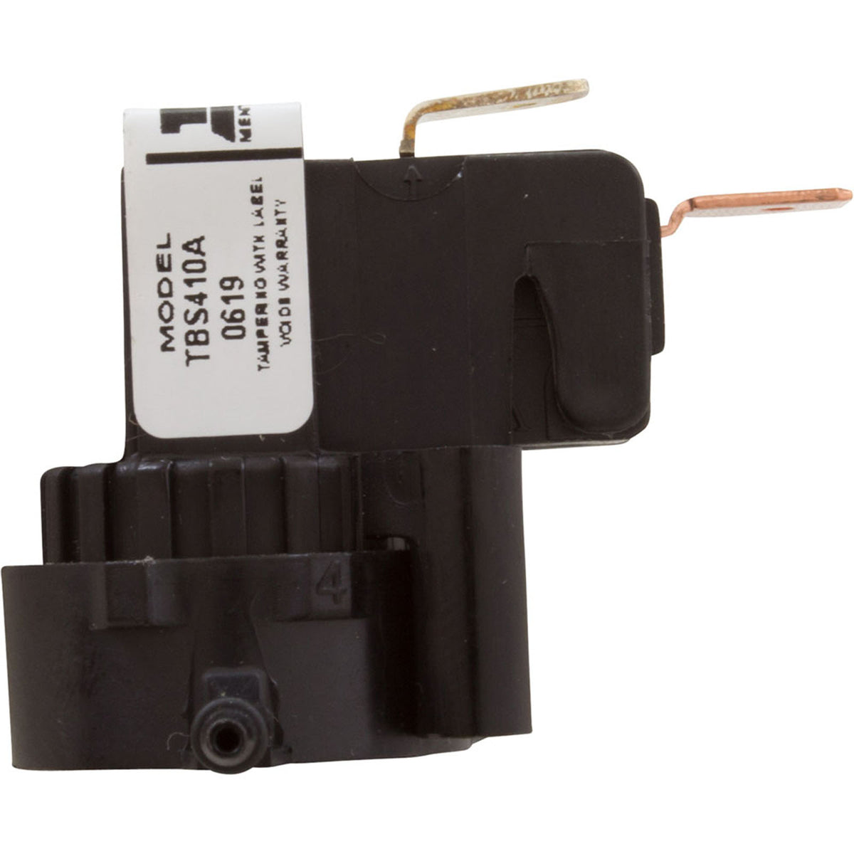 Air Switch, Tecmark, SPNO, 25 Amp, Latching, Side Spout