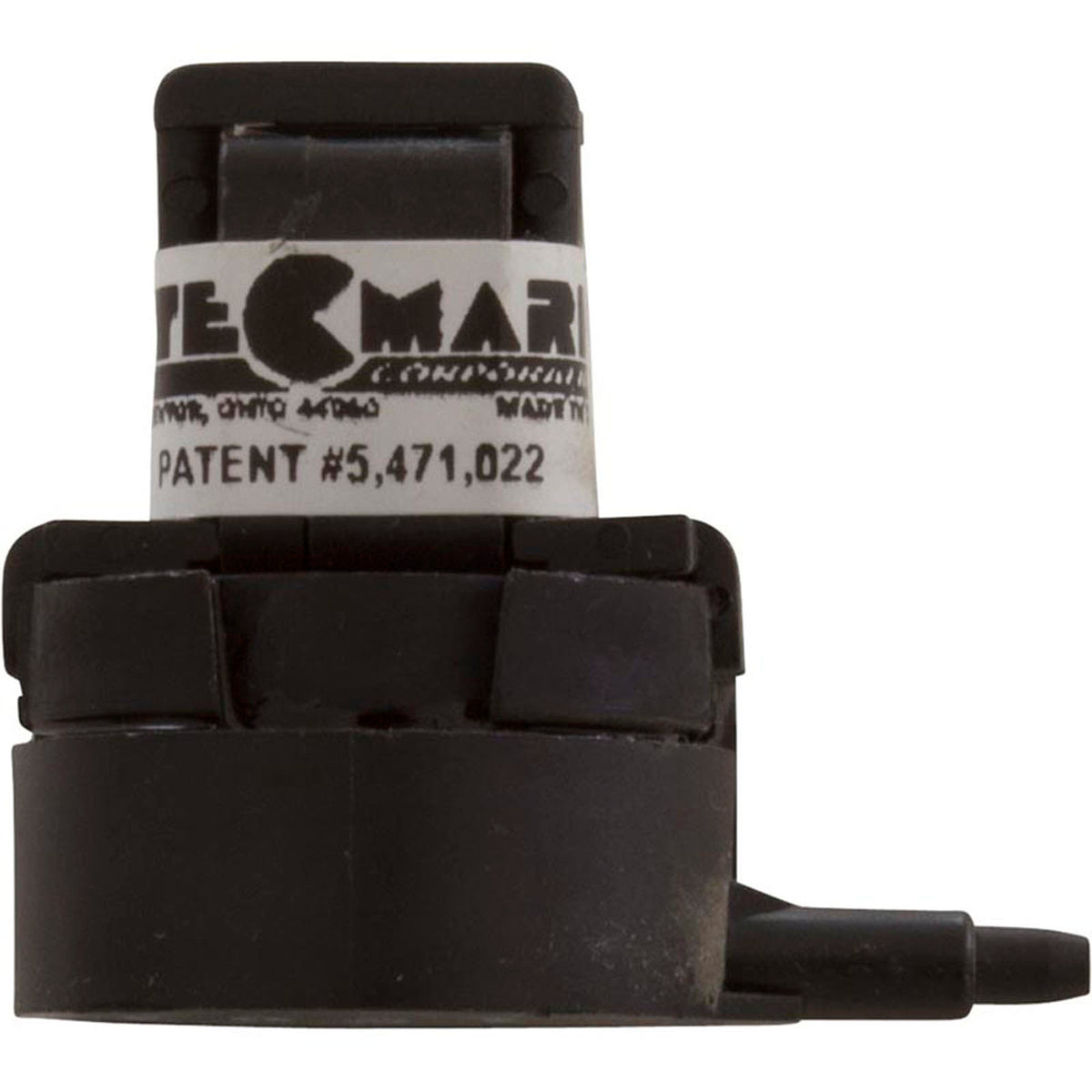Air Switch, Tecmark, SPDT, 10 Amp, Latching, Side Spout