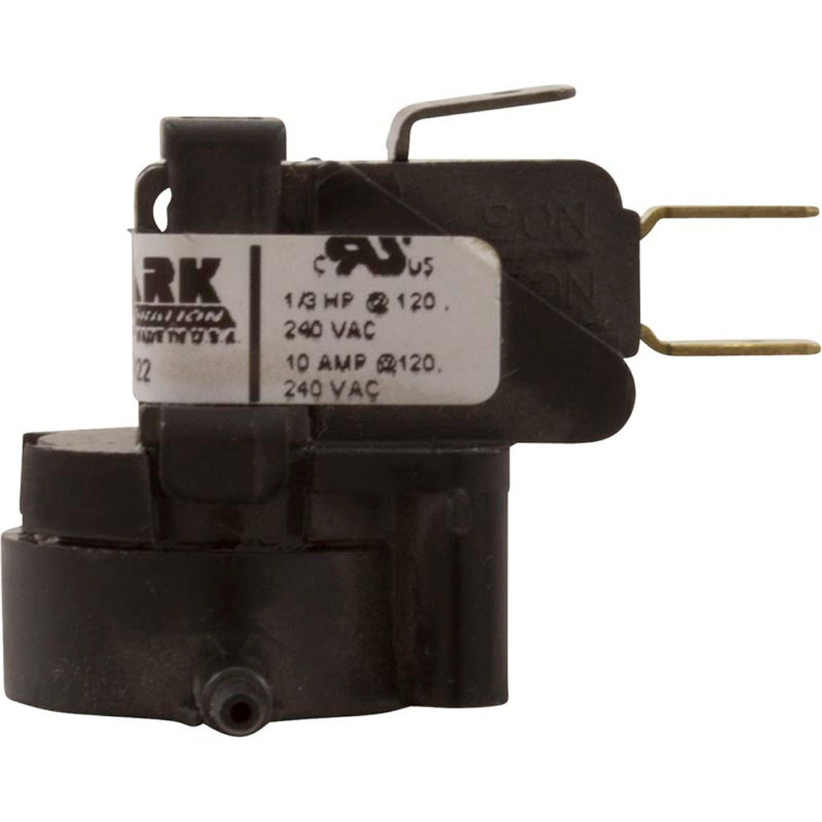 Air Switch, Tecmark, SPDT, 10 Amp, Latching, Side Spout