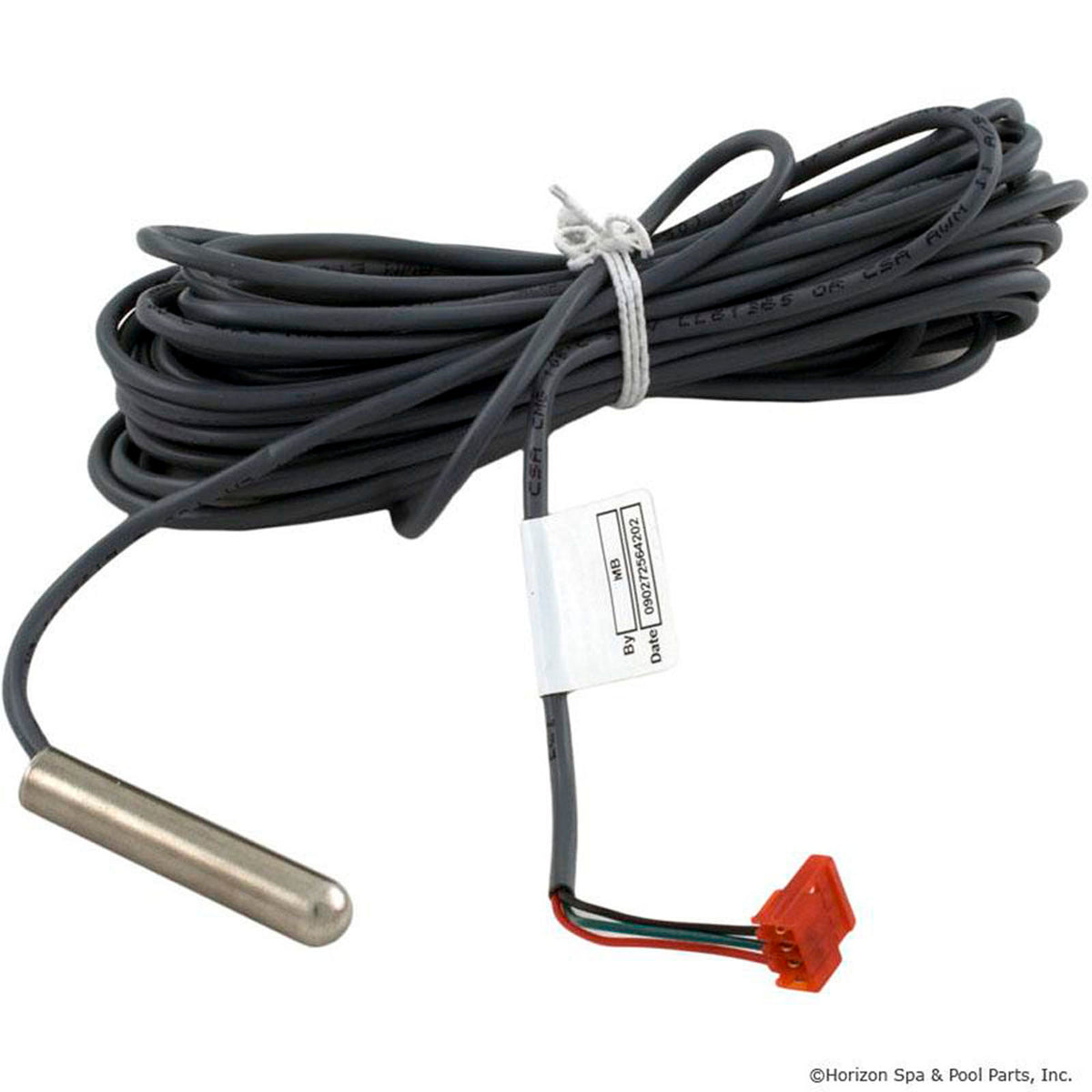 Sensor, Temp, Gecko, MSPA, TSPA, 25', 3/8" Diameter, 4-pin