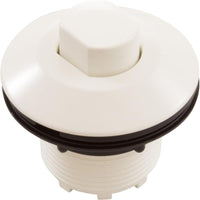 Air Button, Herga, Standard, 1-3/4"hs, 2-5/8"fd, White