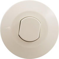 Air Button, Herga, Standard, 1-3/4"hs, 2-5/8"fd, White