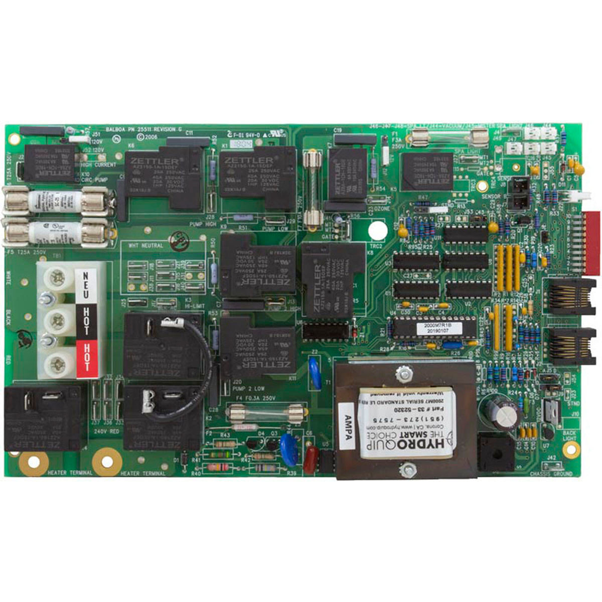 PCB, BWG-HQ, 2000LE M7™, Serial Standard