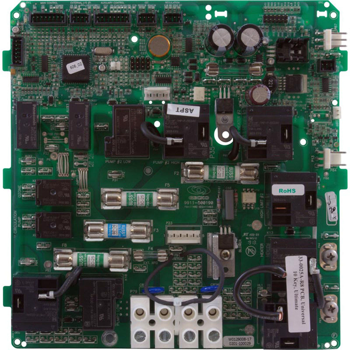 PCB, Hydro-Quip, MSPA to MP Update Kit, w/Transformer, Sensor