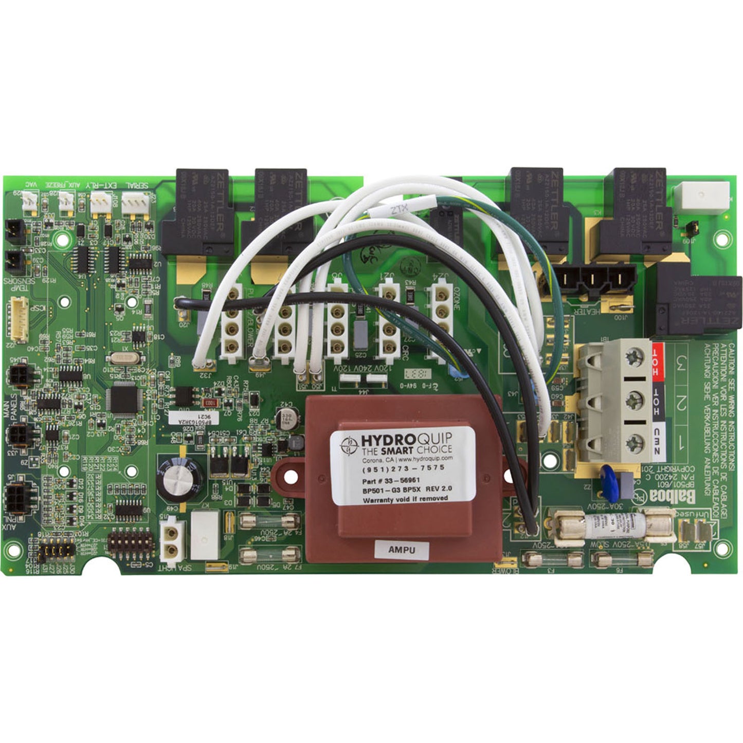 Placa de circuito impreso, Hydro-Quip, PS6703BP, Balboa BP501-G3, 56961