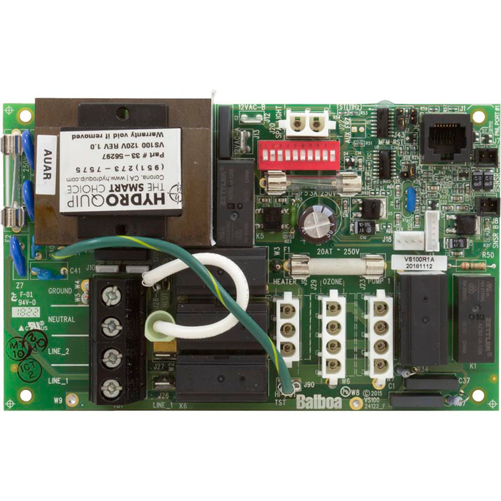 PCB, BWG-HQ, VS100, 115v