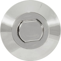 Air Button, Presair, Standard,  1-3/4"hs, 2-5/8"fd, Chrome