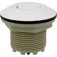 Air Button, Presair, Flush, 1-3/4"hs, 2-5/8"fd, White