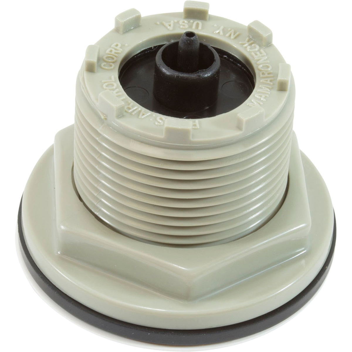 Air Button, Presair, Flush, 1-3/4"hs, 2-5/8"fd, White