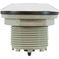 Air Button, Presair, Flush, 1-3/4"hs, 2-5/8"fd, White