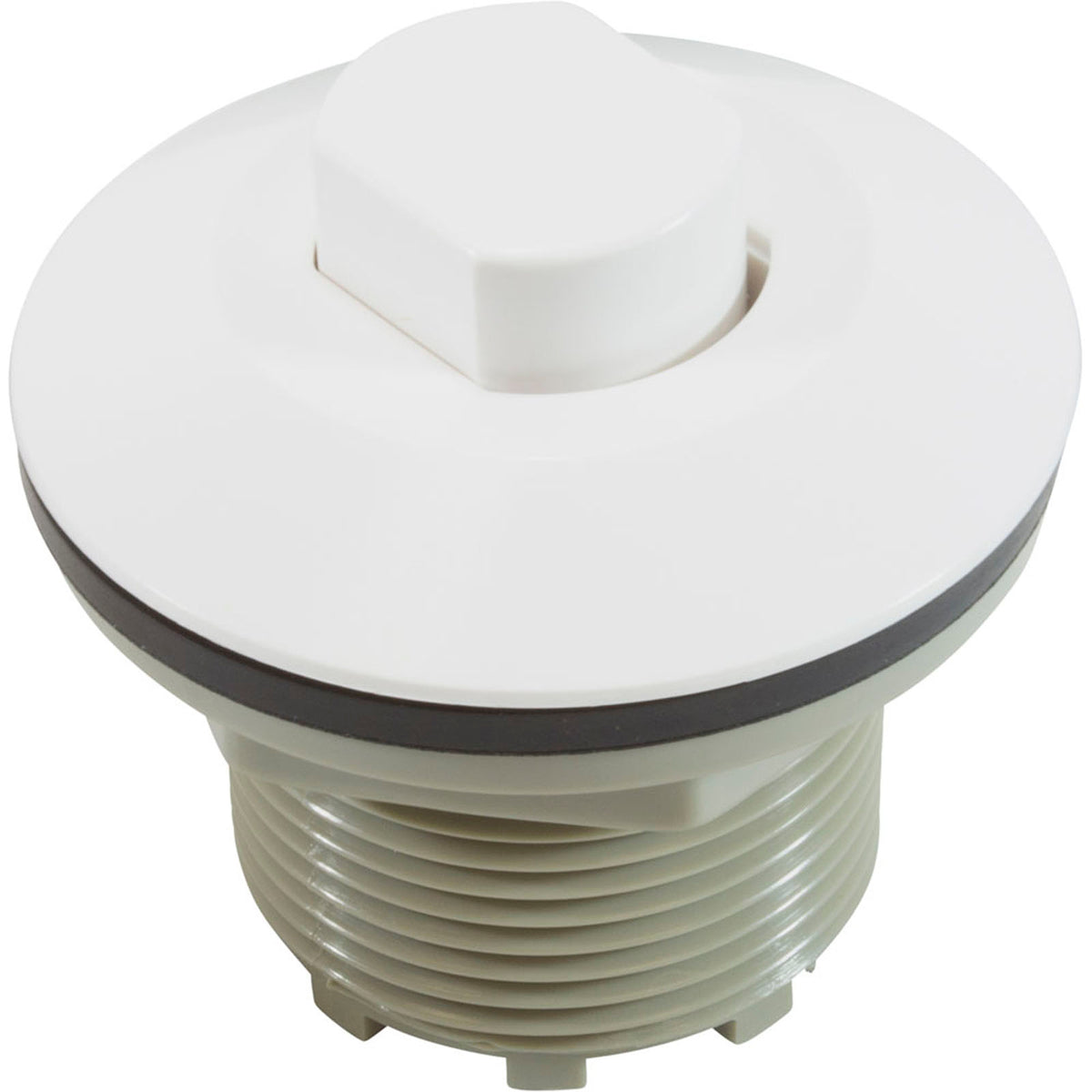 Air Button, Presair, Standard,  1-3/4"hs, 2-5/8"fd, White