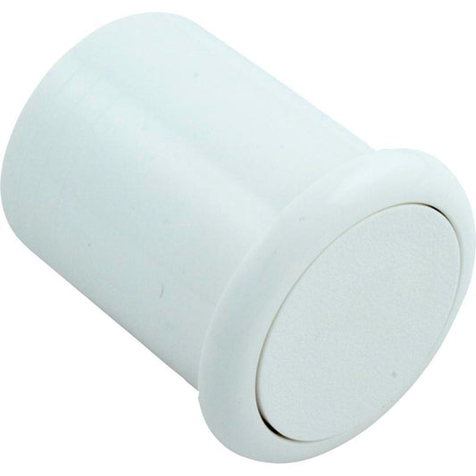 Air Button, Presair, Flush, 1-1/2" hole size, White