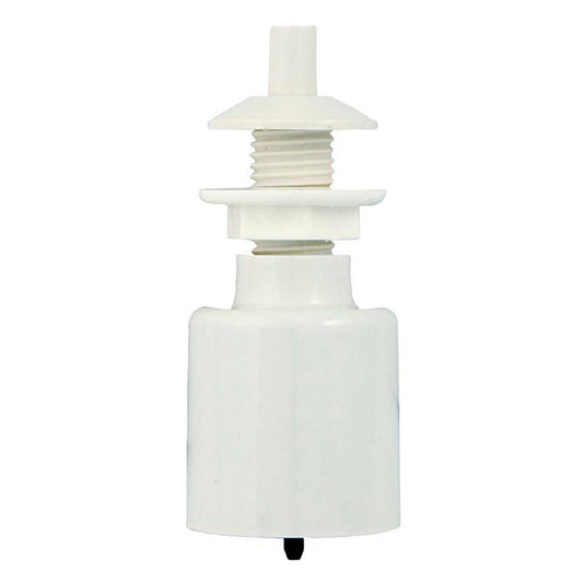 Air Button, Presair, Short Stem, 5/8"hs, 1-3/8"fd, White