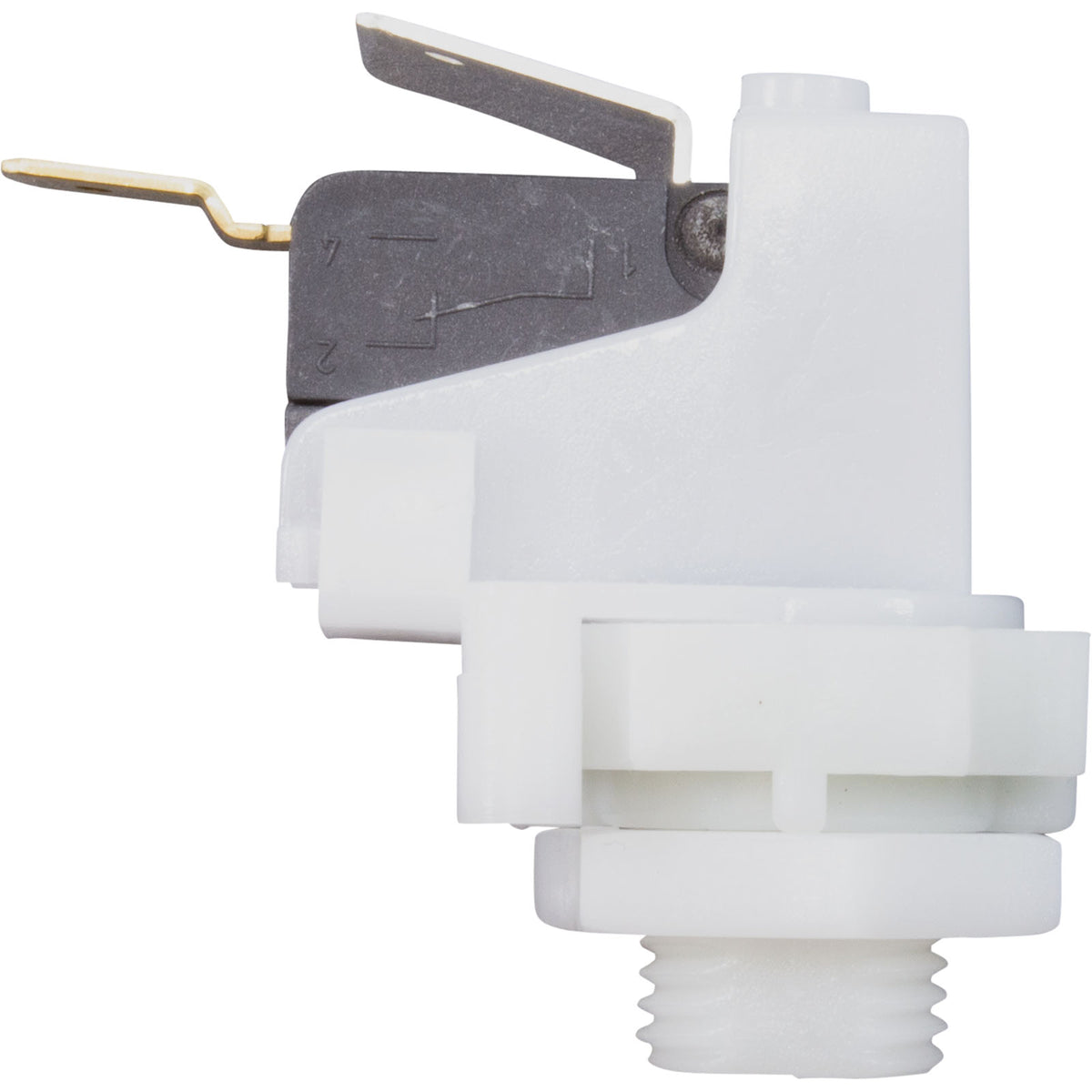 Air Switch, PresAir, SPST, 9/16" Center Spout, 21A, Momentary