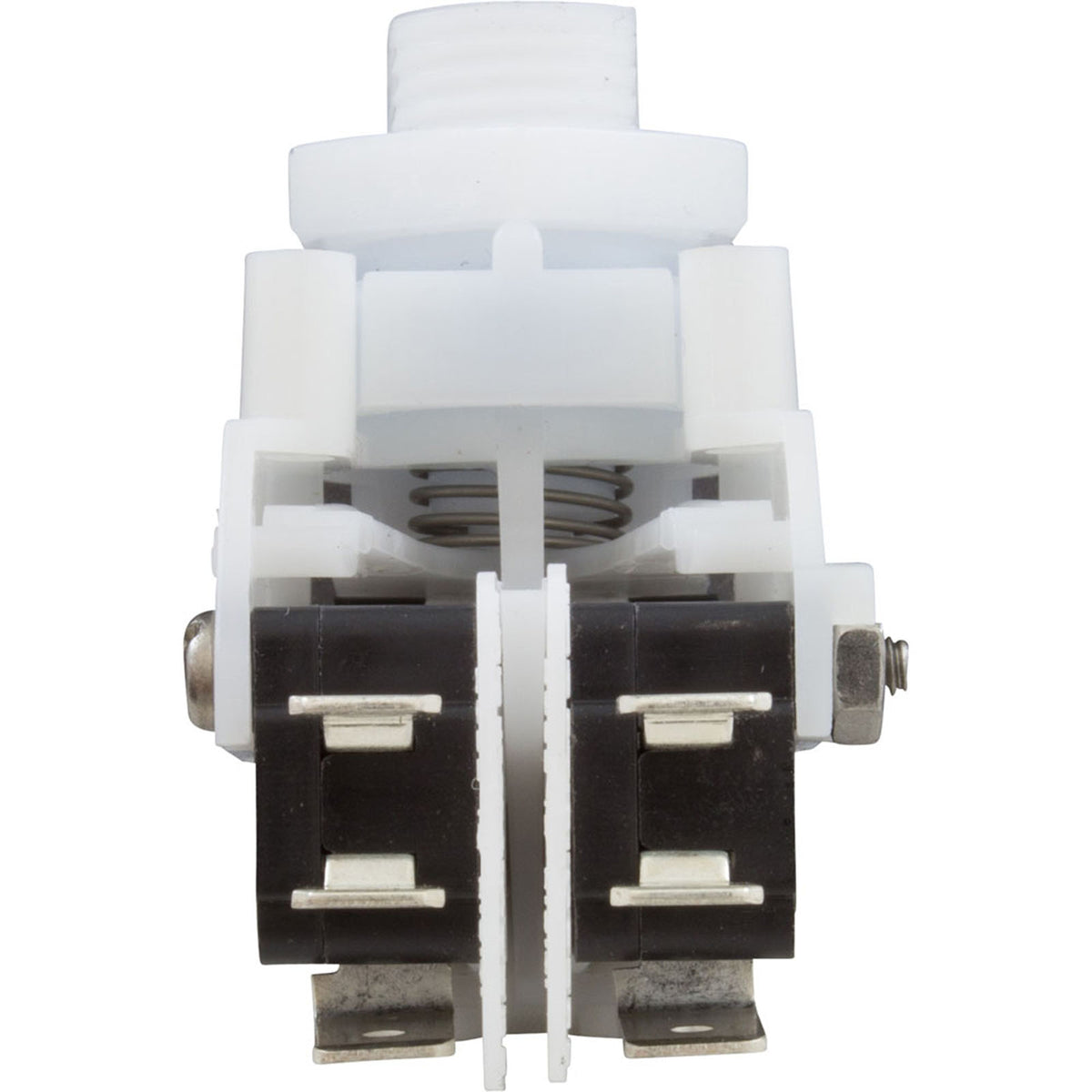 Air Switch, PresAir, DPDT, 9/16" Center Spout, 25A, Latching