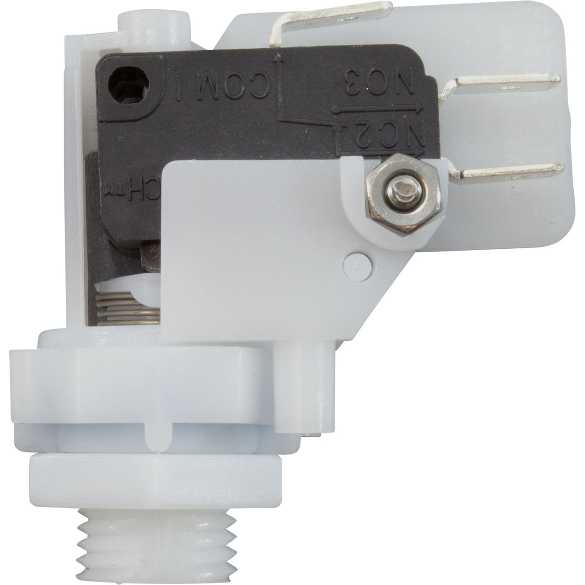 Air Switch, PresAir, DPDT, 9/16" Center Spout, 21A, Momentary
