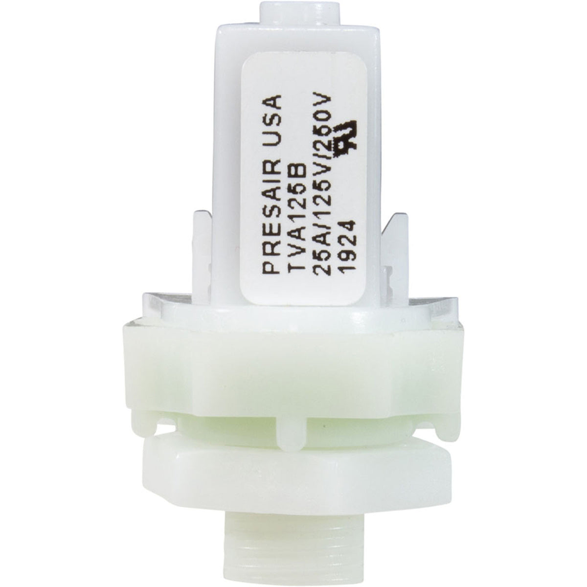 Air Switch, PresAir, SPDT, 9/16" Center Spout, 25A, Latching
