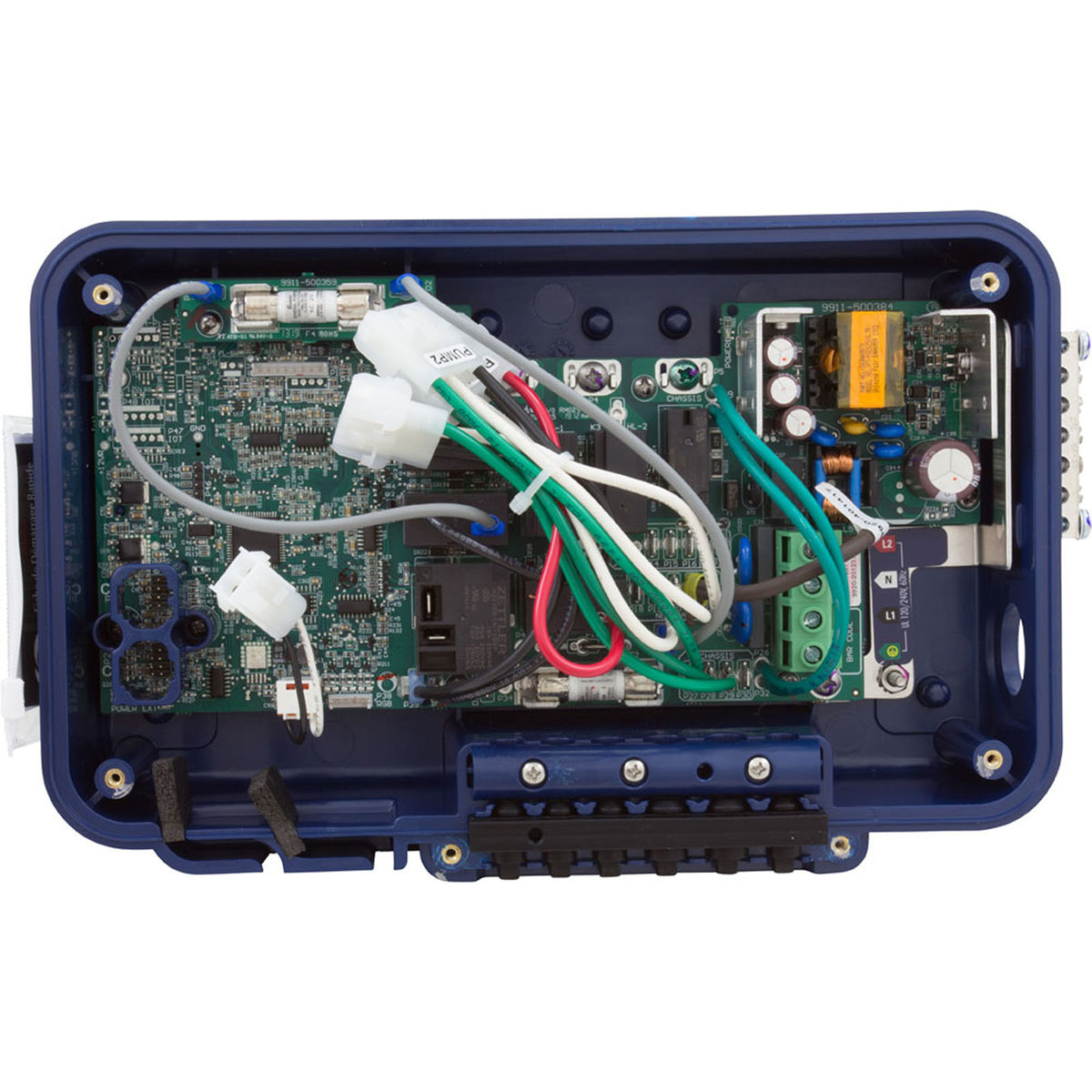 Control Box Only, Gecko in.yj-3, P1 (2) , P2, Oz, Lt, V3