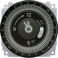 Timer, Grasslin, SPDT, Panel Mount, 115v, w/override, 7day