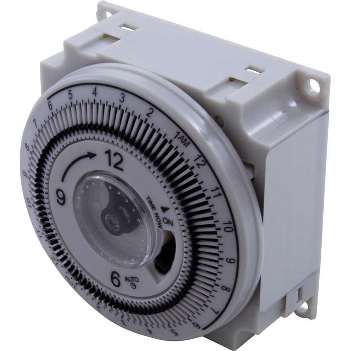 Temporizador, repuesto Grasslin, SPDT, montaje en panel, 230 V, con anulación, 24 horas
