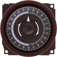 Timer, Diehl, SPST, Panel Mount, 115v, 24hr