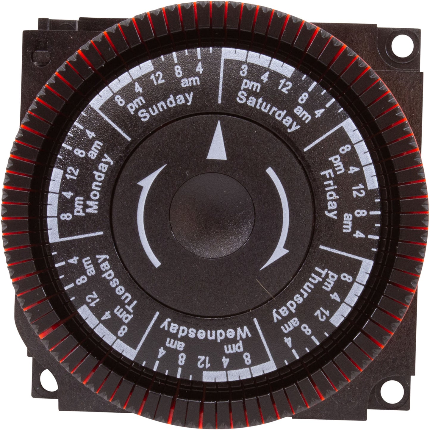 Temporizador, Diehl, SPST, montaje en panel, 115 V, 7 días