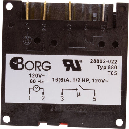 Temporizador, Diehl, SPST, montaje en panel, 115 V, 7 días