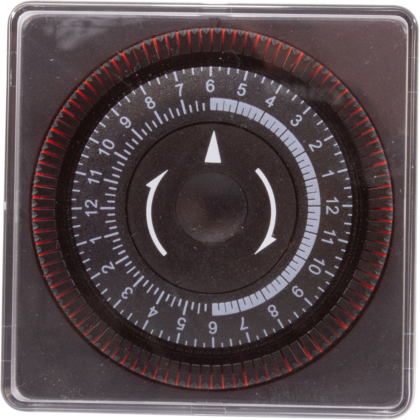 Temporizador, Diehl, SPST, montaje en panel, 115 V, 20 A, con carcasa, 24 horas